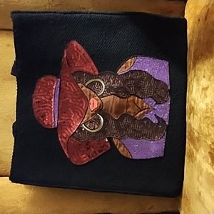 Large Tote bag Brand New With Woman Wearing Fedora Hat Design.